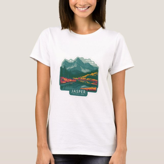 Camiseta jasper national park sticker (Anverso)