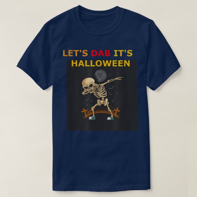 Camiseta Jaula de la costilla de esqueleto Dab Skeleton Cos (Diseño del anverso)