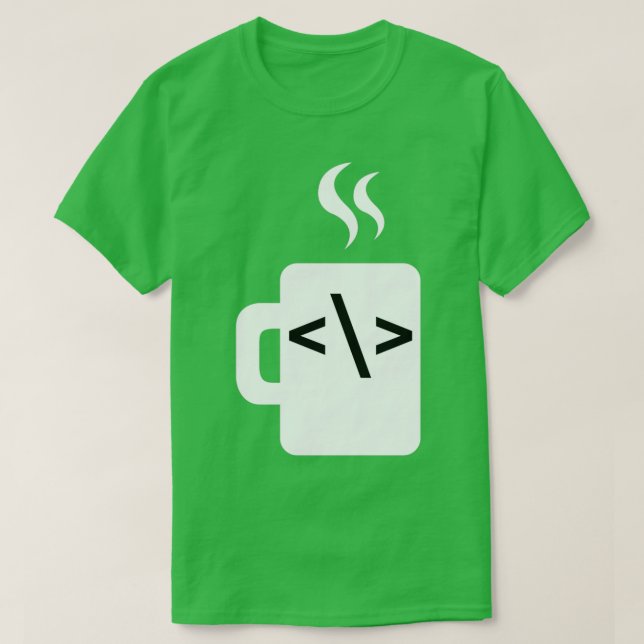 Camiseta Javascript Code Software Developer Coffee Java (Diseño del anverso)