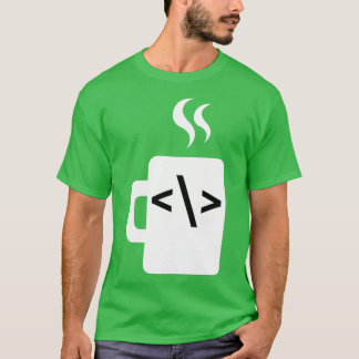 Camiseta Javascript Code Software Developer Coffee Java