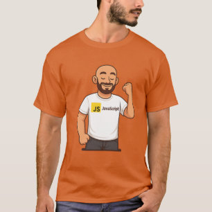 Camiseta JavaScript Coder Power – White Tee
