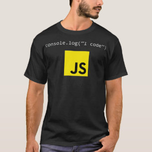 Camiseta JavaScript Js Code Coding Programmer Tech Develope
