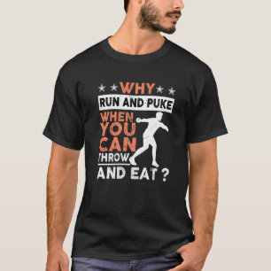 Camiseta Javelin Discus Thrower Chiste Deportivo Atleta Ham