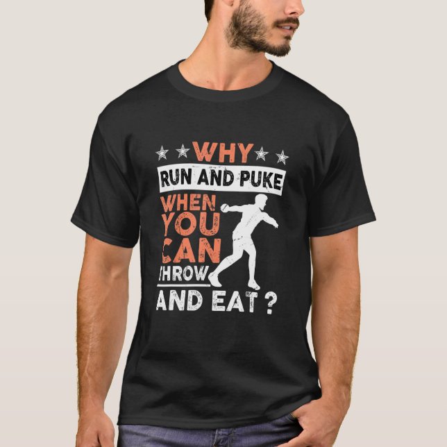 Camiseta Javelin Discus Thrower Chiste Deportivo Atleta Ham (Anverso)