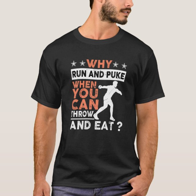 Camiseta Javelin Discus Thrower Chiste Deportivo Atleta Ham (Anverso)