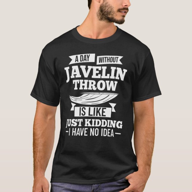 Camiseta Javelin Throwing Track And Field Spear Thrower Tra (Anverso)