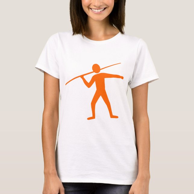 Camiseta Javelin Trower - Naranja (Anverso)