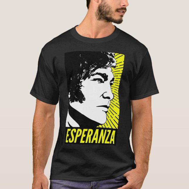 Camiseta Javier Milei Esperanza Poster (Anverso)