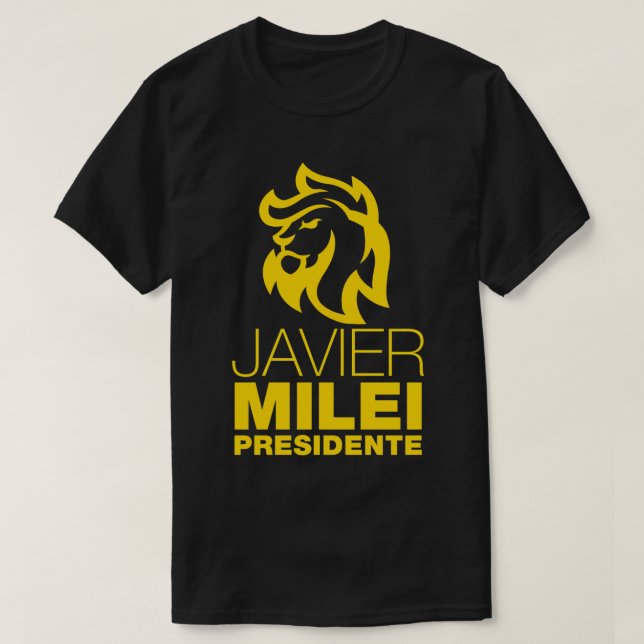 Camiseta Javier Milei Presidente (Diseño del anverso)