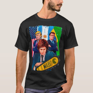 Camiseta Javier Milei Presidente 2023 Donald Trump Jair