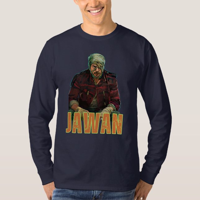 Camiseta Jawan Movie l Shahrukh Khan Fan Club l King Khan (Anverso)
