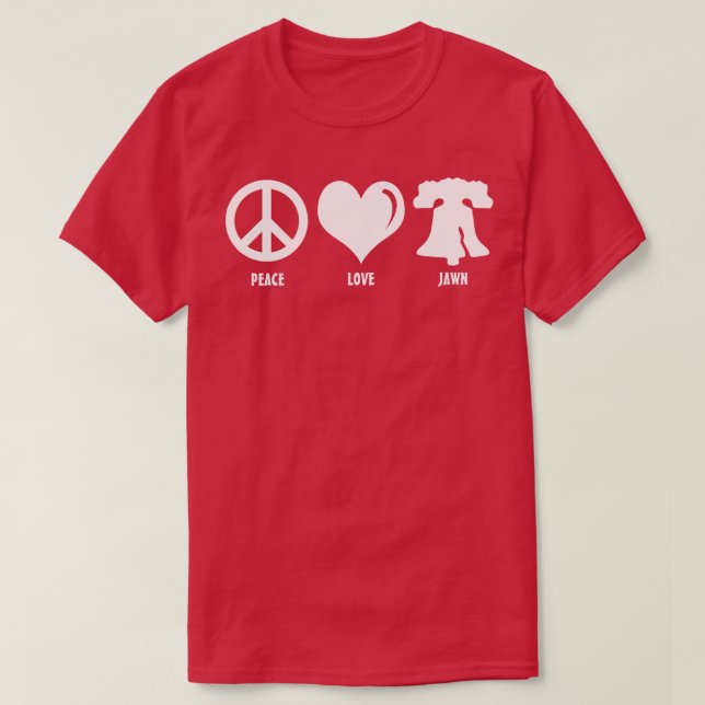 Camiseta Jawn Philly Liberty Bell Brotherly Love (Diseño del anverso)