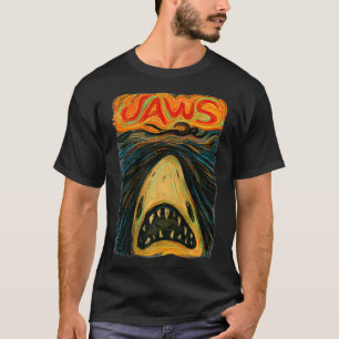 Camiseta Jaws Scream Portrait Premium 