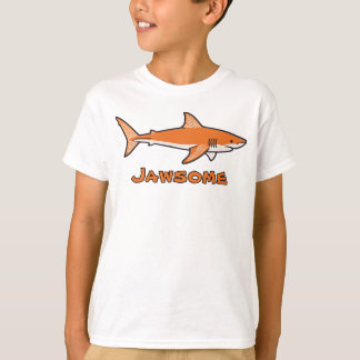 Camiseta Jawsome orange Shark Kids T-Shirt