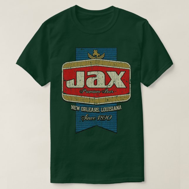 Camiseta Jax Beer New Orleans 1890 TShirt (Diseño del anverso)