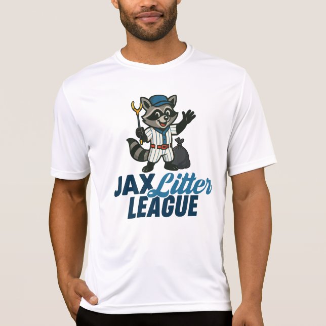 Camiseta Jax Litter League Sport-Tek T-Shirt (Anverso)