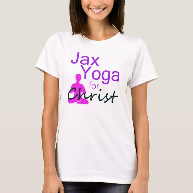 Camiseta Jax Yoga para Cristo (Anverso)