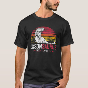 Camiseta Jaxson Saurus Funny Dinosaurio Personalizado T Rex