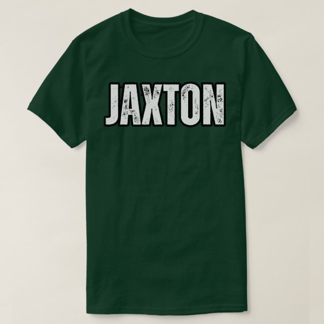 Camiseta Jaxton Nombre Regalo Aniversario de Fiesta de Cump (Diseño del anverso)