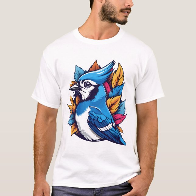 Camiseta Jay azul (Anverso)