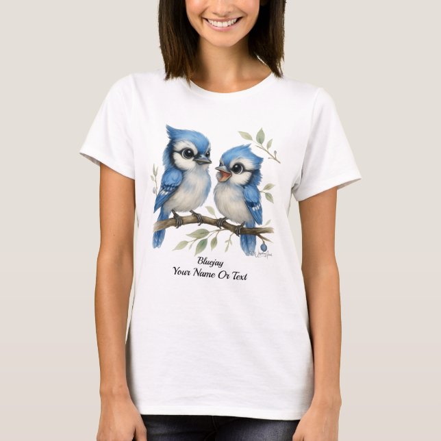 Camiseta Jay azul juguetón (Anverso)