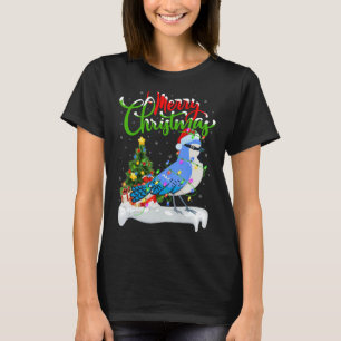 Camiseta Jay Bird Azul Navidad Decoración Santa Jay Chr