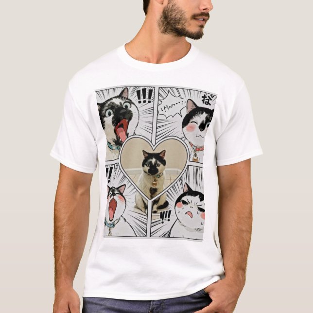 CAMISETA JAY  THE TUXEDO CAT (Anverso)