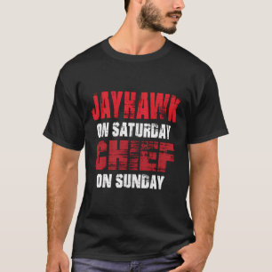 Camiseta Jayhawk El Jefe Del Sábado El Domingo Funny Gift K
