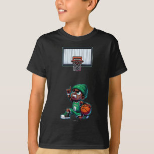 Camiseta Jayson pequeño confiado y motivado con gorro 