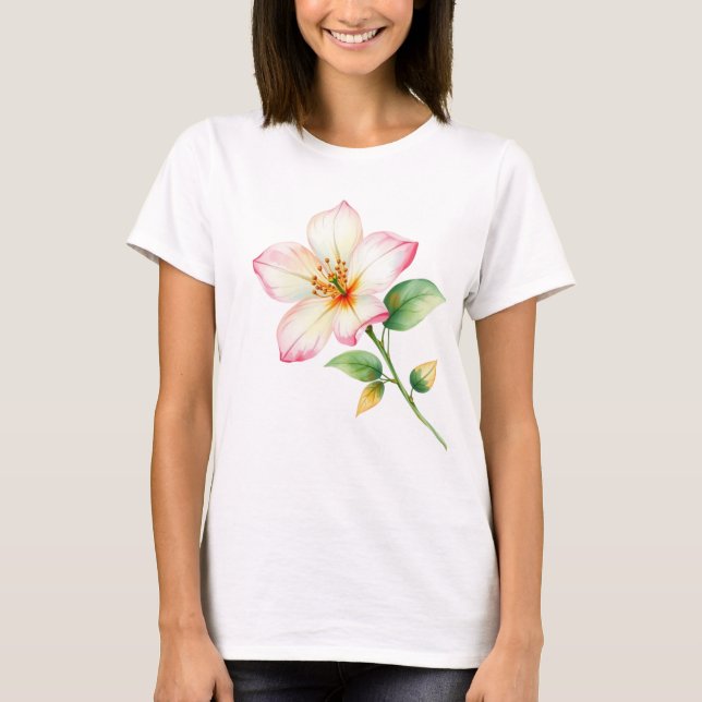 Camiseta jazmine flower (Anverso)