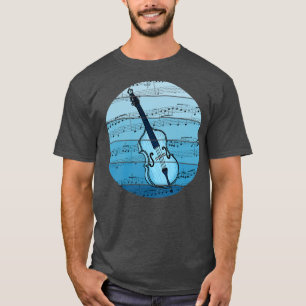 Camiseta Jazz Baid Music Notation Doble Bass Teacher Mu