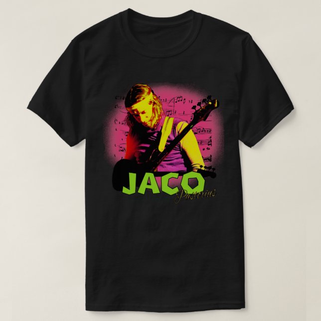 Camiseta Jazz Bass Guitar Legend (Diseño del anverso)