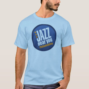 Camiseta Jazz cerca de usted la manga corta de los hombres