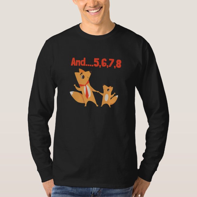 Camiseta Jazz Dance Fox Family Dancing Instructor (Anverso)
