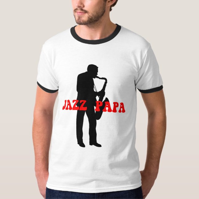 Camiseta Jazz de la papá del jazz (Anverso)