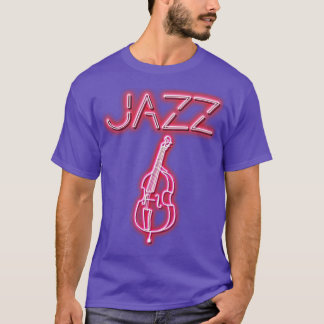 Camiseta Jazz Doble Bass Neon Design