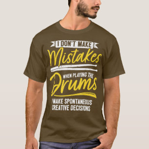 Camiseta Jazz Drummer Free Drumming Drumming Percussion