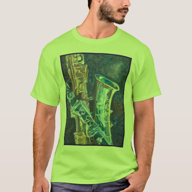 Camiseta Jazz eléctrico (Anverso)