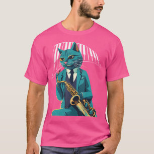 Camiseta Jazz En Trumpet Músico Saxofón Retro Ja