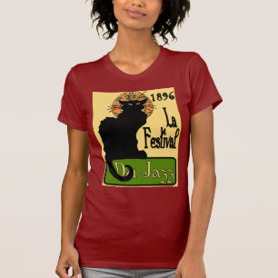 Camiseta Jazz Fest Chat Noir 1896