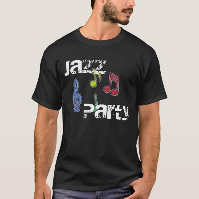 Camiseta jazz fiesta (Anverso)