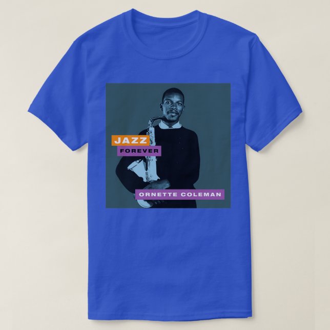 Camiseta Jazz Forever Ornette Coleman (Diseño del anverso)