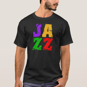 Camiseta Jazz fresco colorido