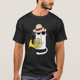 Camiseta Jazz Funk & Soul Gato Lindo y Divertido Tocando Tr