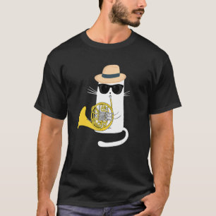 Camiseta Jazz Funk & Soul Guay Cute gato jugando a la hor f