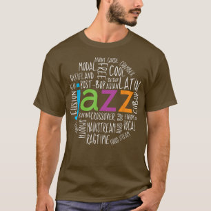 Camiseta Jazz Genres Fun 