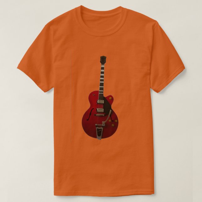 Camiseta Jazz Guitar (Diseño del anverso)