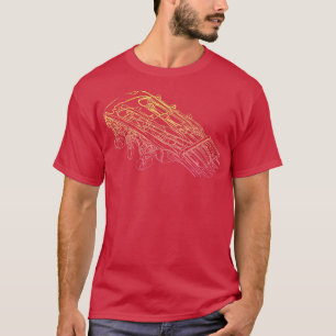 Camiseta Jazz Guitarista Guitarista Guitarista De Esbozos D