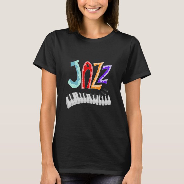 Camiseta Jazz Lettering (Anverso)