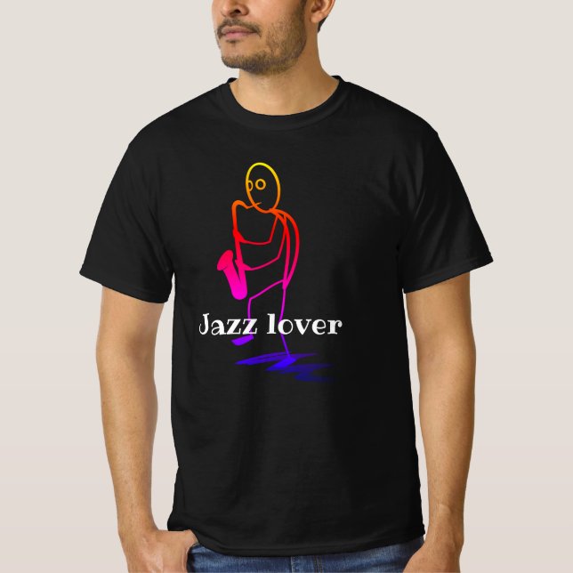 CAMISETA JAZZ LOVER (Anverso)